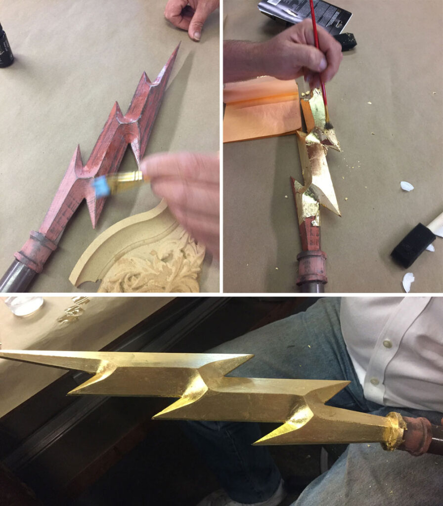 gold-leafing