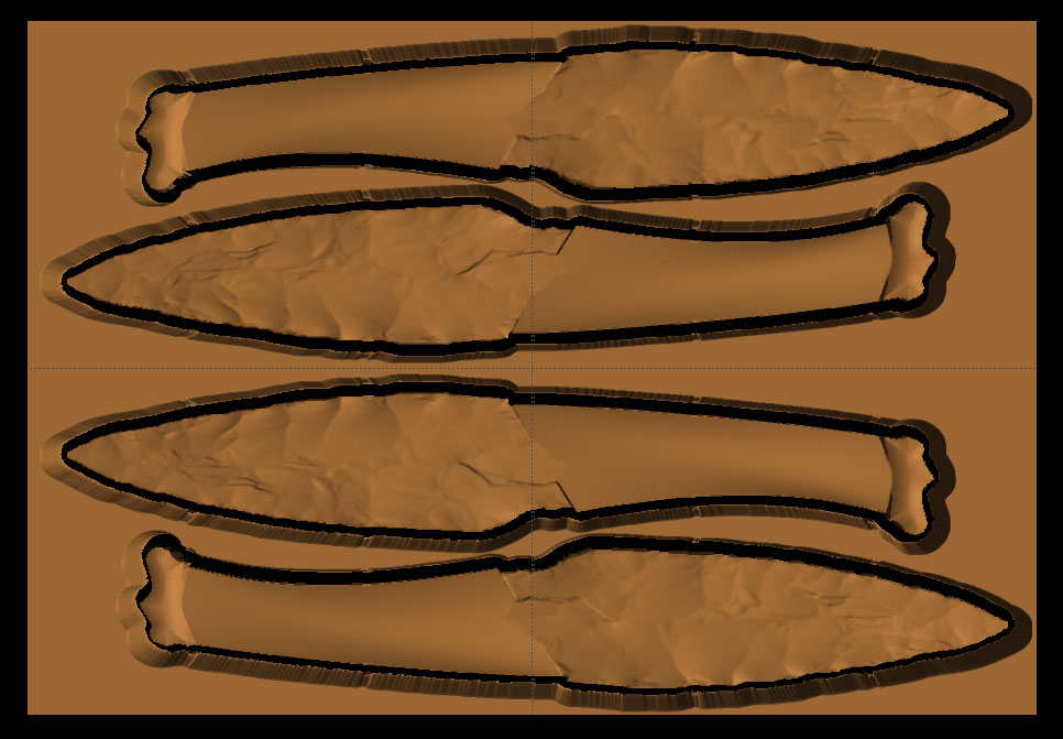 CarveWright obsidian knife
