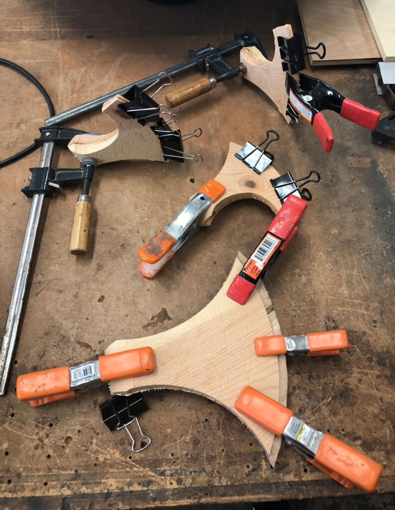 viking axes glued