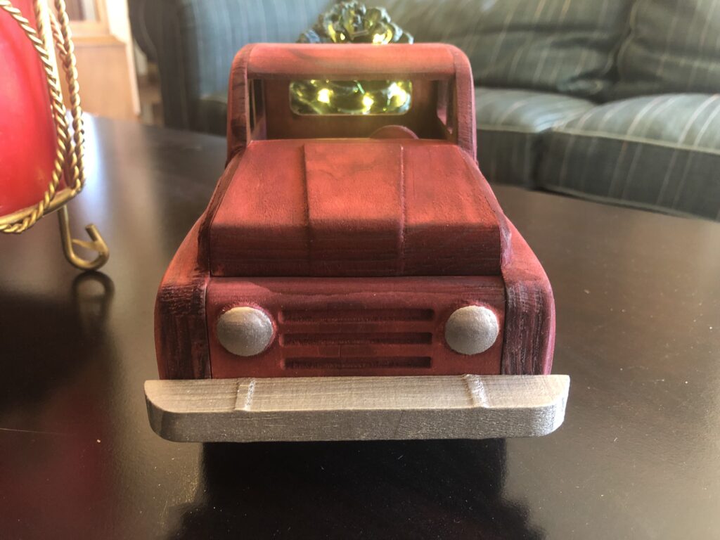 Red Christmas Truck