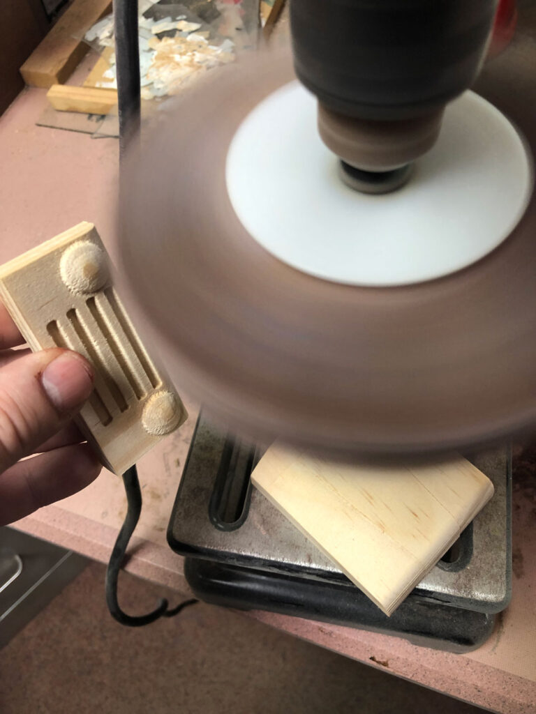 sanding mop cleanup