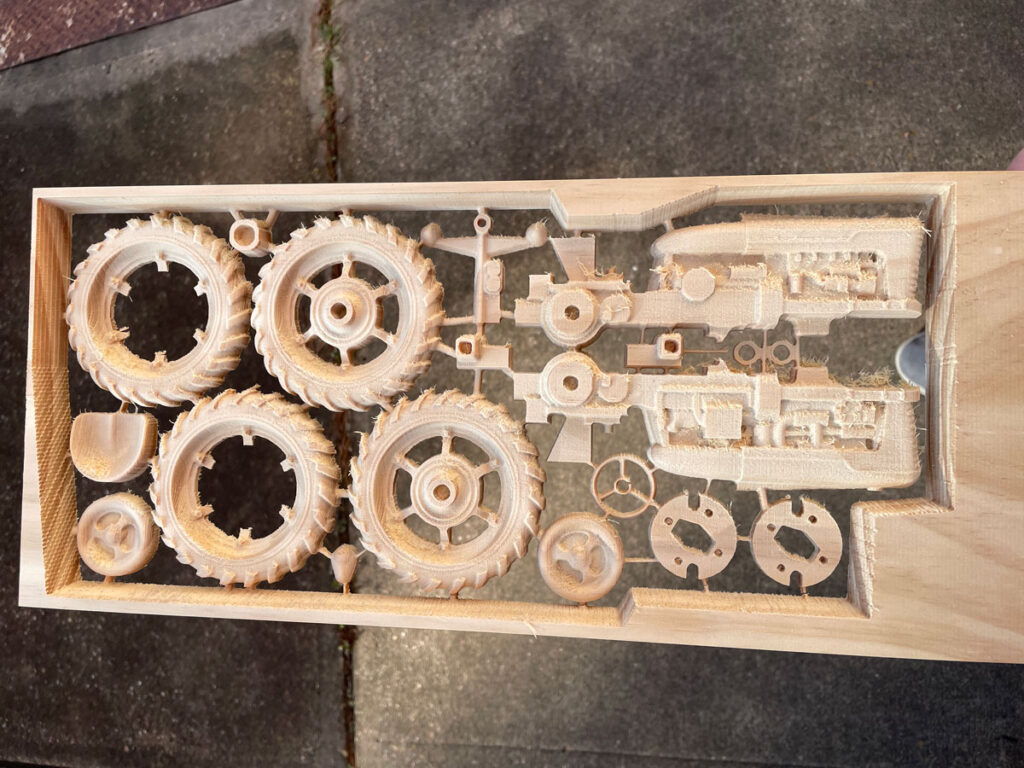 Tractor Carved