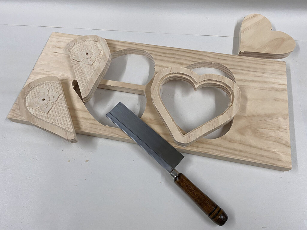 heart frame project seperated
