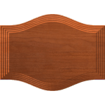 Arched Sign Blank or Cabinet Door Front 035