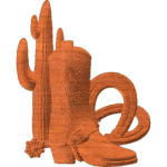 BootsCactusHorseshoes