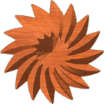 Twirled Rosette