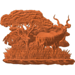 SAVANA WILDLIFE (KUDU BULL)