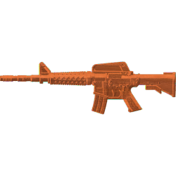 M16 Machine Gun 002