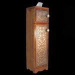 Punched Tin Water Closet Caddy