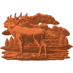 ELK ON THE LAKE