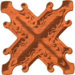 X Shaped Rosette