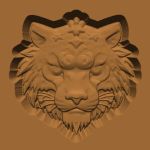 Ornamental Animal Head/Bust Series: Snow Leopord