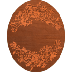 Oval Floral Design PTN