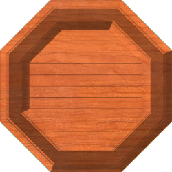 Decorative Octagonal Shutter Vent 212 A