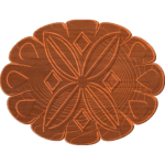Flower Center Rosette