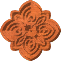 Rosette 4 Hearts 003 A