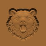Ornamental Animal Head/Bust Series: Bear