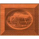 FRAMED BISON