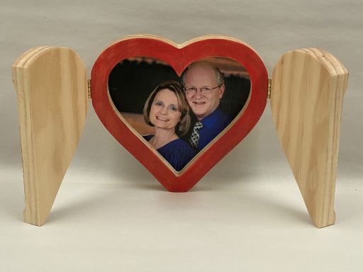 heart frame project finished open
