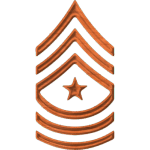 Army Rank E9 Sergeant Major
