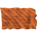 Wavy US Flag PTN