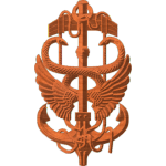 Winged Caduceus on Anchor