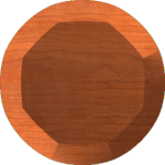 Circular Octagon Sign Blank 011 A