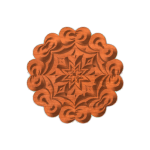 An 8 point star rosette