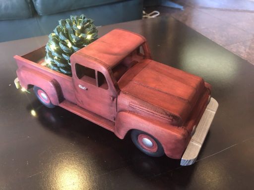 Red Christmas Truck