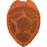 Police Badge Blank 6 PTN