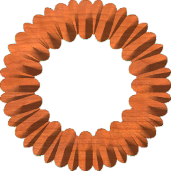 Ribbed Circular Frame, Border, or Accent