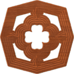 Four Leaf Clover Rosette