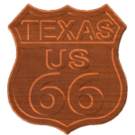 Texas Route 66 Sign