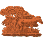 SAVANA WILDLIFE (ZEBRA)