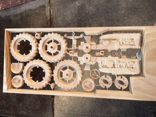 Tractor Carved
