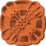 Renaissance Clover Rosette Tile