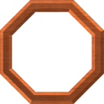 Beveled Octogon Frame 007 A