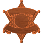 Six Star Police Badge PTN
