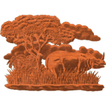 SAVANA WILDLIFE (RHINOCEROS)