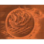 Galleon Ship Circle