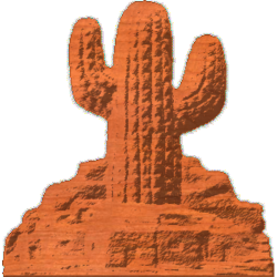 CactusMexicanMountainTown
