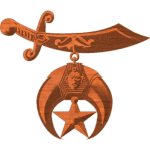 Shriner Crescent & Scimitar
