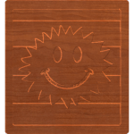 Block Letters Sun