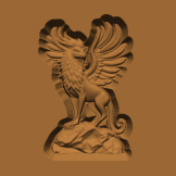 Gryphon on Outcrop