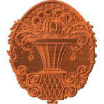 Oval Bouquet and Vase