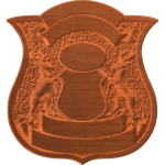 City Badge Blank Pattern