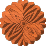 Four Heart Rosette