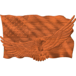 Eagle And Flag-KXPTN