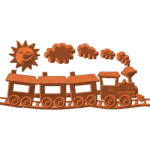 Toy Train 02 Pattern