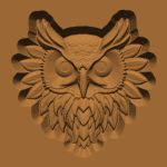 Ornamental Animal Head/Bust Series: Owl